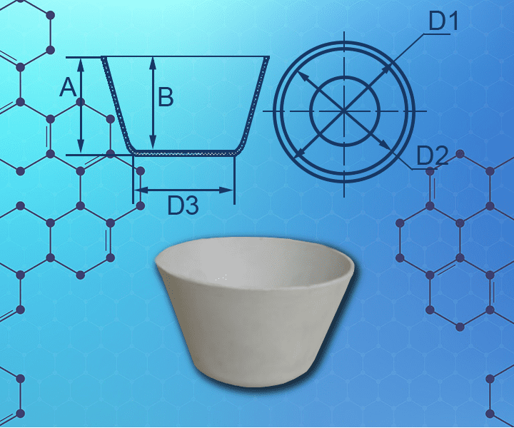 Тигель корундовый конусный ТК-374-Л