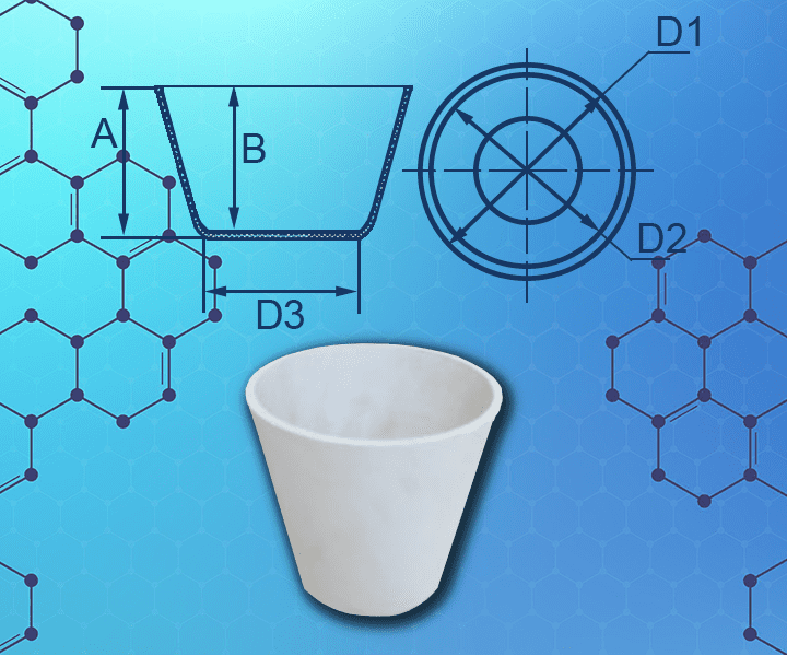 Тигель корундовый конусный ТК-185-Л