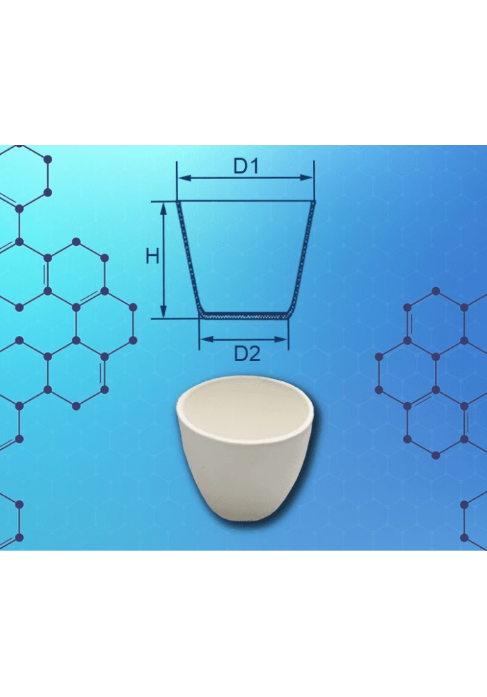 Тигель корундовый КСВП №13, объем 105 мл.