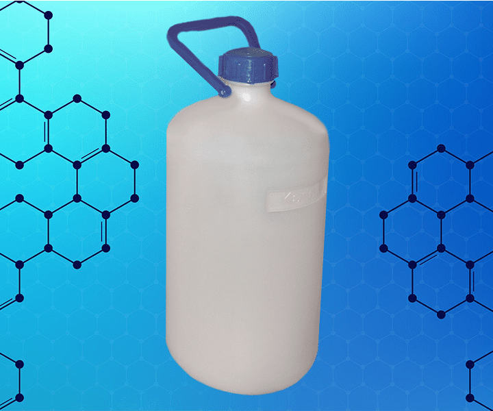 Бутыль для растворов, воды РР 10 л, с крышкой и ручкой около горловины, V=10л