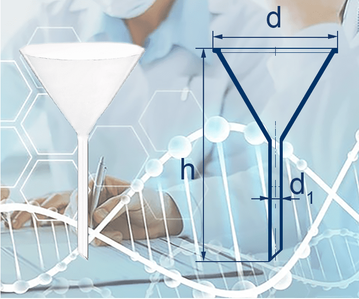 Воронка лабораторная D=250 мм (Simax)