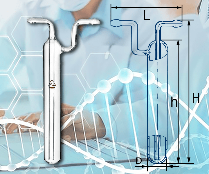 Склянка СВТ  для очистки и промывания газов.