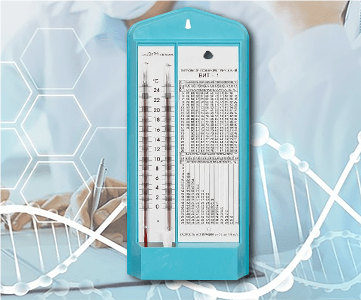 Гигрометр психрометрический ВИТ-1, 0-25С