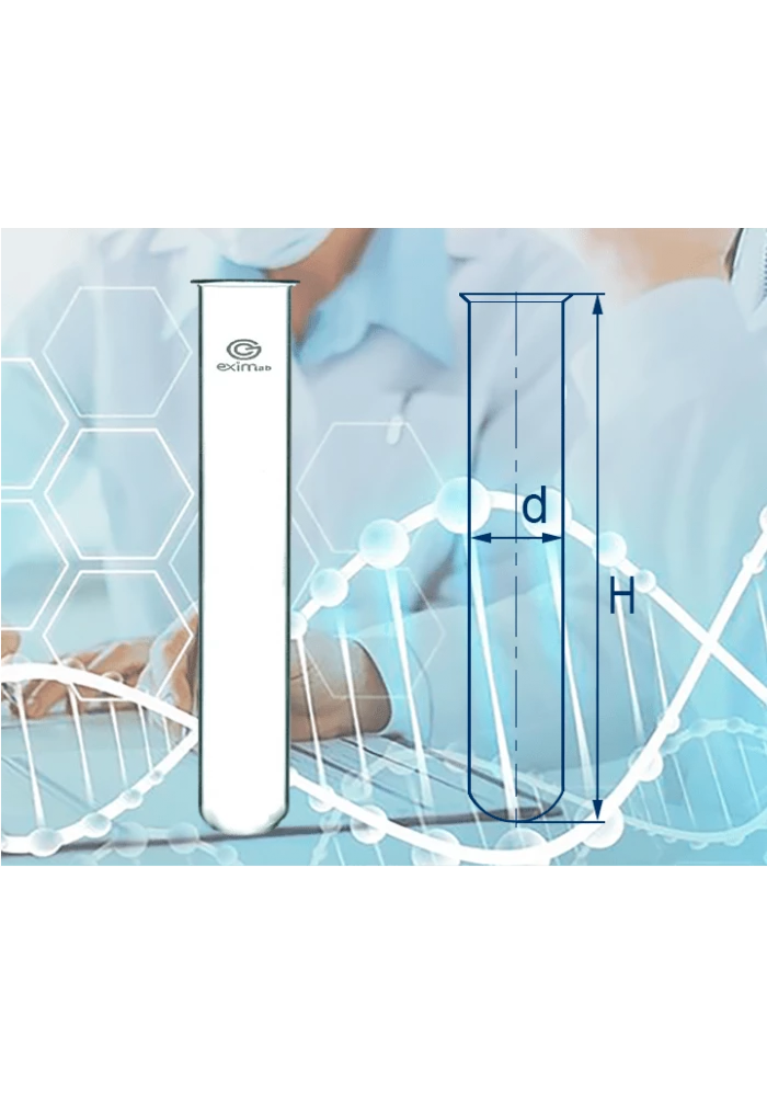 Пробирка d-36мм, Н-170 мм ТС