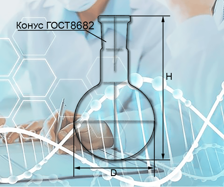 Колба круглодонная К-1-50-14/23