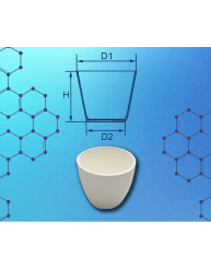 Тигель корундовый КСВП №12, объем 70 мл.