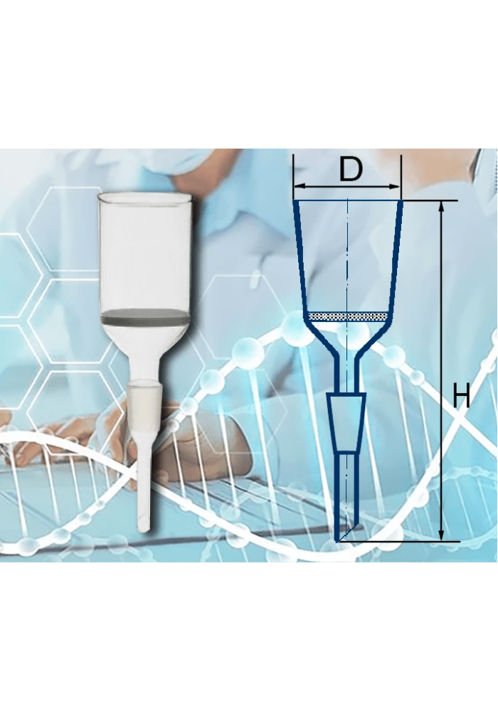 Воронка фильтрующая ВФ-2-40-19/26 пор. 40 ТС