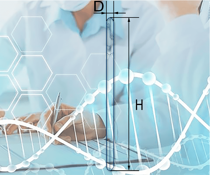 Палочка стеклянная L=218 мм